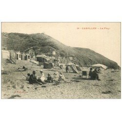 carte postale ancienne 50 CAROLLES. La Plage 44