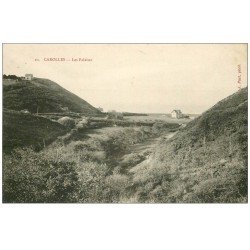 carte postale ancienne 50 CAROLLES. Les Falaises