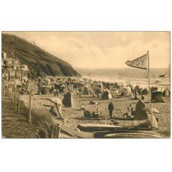 carte postale ancienne 50 CAROLLES. Plage Pointe du Lude 1937