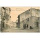 carte postale ancienne 11 NEVIAN. Avenue de Marcorignan et Fontaine. La Ruche du Midi Epicerie