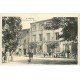 carte postale ancienne 11 NEVIAN. Place et Mairie et Bureau des Postes