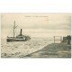 carte postale ancienne 50 CARTERET. Le Bateau Le Cygne arrivant de Jersey 1908