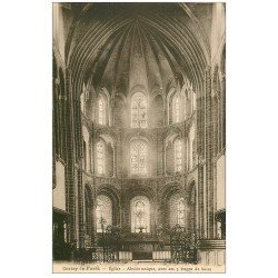 carte postale ancienne 50 CERISY-LA-FORET. Eglise baies