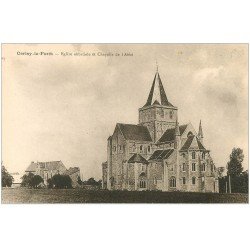 carte postale ancienne 50 CERISY-LA-FORET. Eglise de l'Abbé
