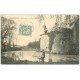 50 CHANTELOUP. Le Château avec personnage 1905 vue sur la Prairie