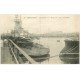 carte postale ancienne 50 CHERBOURG. Arsenal. Navire de Guerre Henri IV dans un Bassin