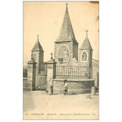 carte postale ancienne 50 CHERBOURG. Haineville. Hameau Chapelle Sainte-Anne