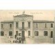 carte postale ancienne 11 PENNAUTIER. Mairie et Maison d'Ecole 1906