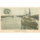 carte postale ancienne 50 CHERBOURG. L'Avant Port Navire Remorqueur Le Cherbourg 1906