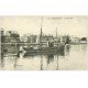 carte postale ancienne 50 CHERBOURG. L'Avant Port Remorqueur