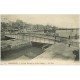 carte postale ancienne 50 CHERBOURG. Le Pont Tournant 1909 Quai Caligny