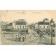 carte postale ancienne 50 CHERBOURG. Le Pont Tournant avec Militaires. Timbre anglais 1907
