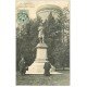 carte postale ancienne 50 CHERBOURG. Statue Emmanuel Liais par Marcel Jacques 1906 avec Gardien de Square
