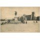 carte postale ancienne 50 CHERBOURG. Statue Napoléon Eglise Trinité