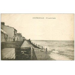 carte postale ancienne 50 COUTAINVILLE. A Marée haute