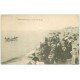 carte postale ancienne 50 COUTAINVILLE. Bord de Mer 1913. Ecriture croisée