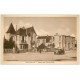 carte postale ancienne 50 COUTAINVILLE. Pension des Trois-Pavillons voiture ancienne