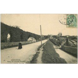 carte postale ancienne 50 COUTANCES. Aqueduc Romain 1907