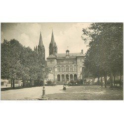 carte postale ancienne 50 COUTANCES. Hôtel de Ville 19