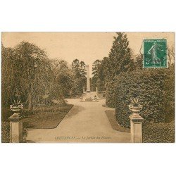 carte postale ancienne 50 COUTANCES. Jardin des Plantes 1909