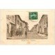 carte postale ancienne 11 PEXIORA. Epicerie sur Grande Rue 1912