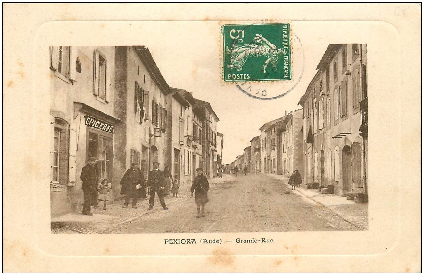 11 PEXIORA. Epicerie sur Grande Rue 1912