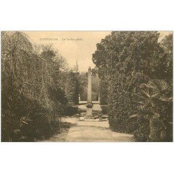 carte postale ancienne 50 COUTANCES. Jardin Public 1931