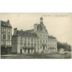 carte postale ancienne 50 COUTANCES. Nouvel Hôtel de Ville