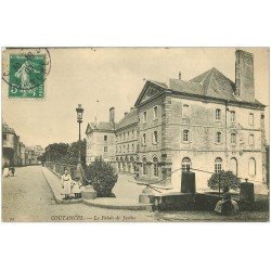 carte postale ancienne 50 COUTANCES. Palais de Justice 1907