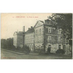carte postale ancienne 50 COUTANCES. Palais de Justice 1917