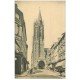 carte postale ancienne 50 COUTANCES. Rue Geoffroy-de-Montbray et Lunettier