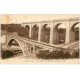 carte postale ancienne 50 COUTANCES. Viaduc et Pont sur la Soulles 1932