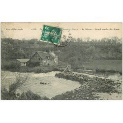 carte postale ancienne 50 DUCEY. Grand Moulin des Biarts la Sélune 1910