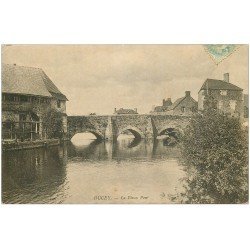 carte postale ancienne 50 DUCEY. Le Vieux Pont 1906