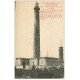 carte postale ancienne 50 GATTEVILLE. Le Phare animation