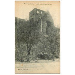 carte postale ancienne 50 GAVRAY. Clocher Abbaye Hambye