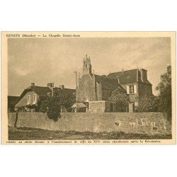 carte postale ancienne 50 GENETS. Chapelle Sainte-Anne