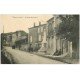 carte postale ancienne 11 POMAS. Avenue de la Gare (pli transversal)...