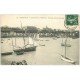 carte postale ancienne 50 GRANVILLE. Avant-Port et Ville Haute 1908