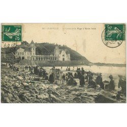 carte postale ancienne 50 GRANVILLE. Casino et Plage 1911