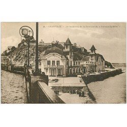carte postale ancienne 50 GRANVILLE. Casino Terrasse Hôtel Normandy