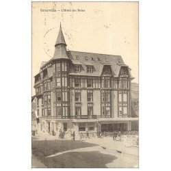 carte postale ancienne 50 GRANVILLE. Hôtel des Bains 1928