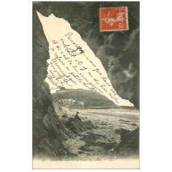 carte postale ancienne 50 GRANVILLE. La Grotte du Casino 1907