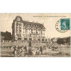 carte postale ancienne 50 GRANVILLE. Le Normandy Hôtel 1926