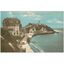 carte postale ancienne 50 GRANVILLE. Le Normandy Hôtel et Plage