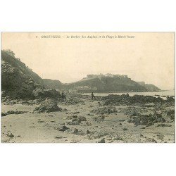 carte postale ancienne 50 GRANVILLE. Le Rocher des Anglais 1912