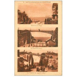 carte postale ancienne 50 GRANVILLE. Les Tranformations 1862 et 1905