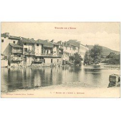 carte postale ancienne 11 QUILLAN. Bords de l'Aude