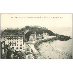 carte postale ancienne 50 GRANVILLE. Normandy-Hôtel et Moulin-à-Vent