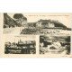 carte postale ancienne 50 GRANVILLE. Plage, Normandy-Hôtel et Casino 1924